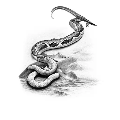 Sword With Snake