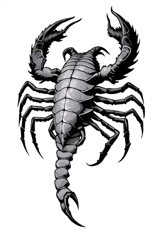 Asmodeus Scorpio Tattoo Design Iconic