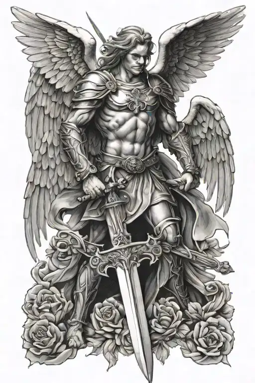 Arch Angel Michael With Sword