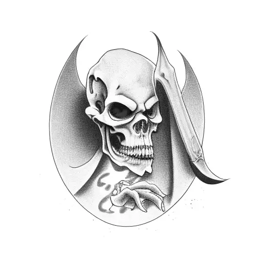 Grim Reaper Holding Higanbana