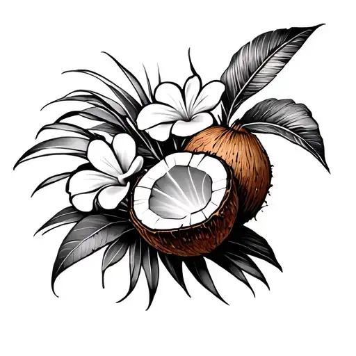 Coconut Exotic Flowers Martinique