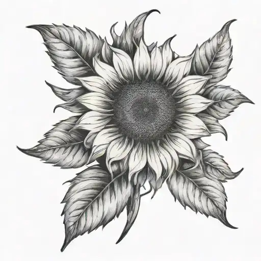 Sunflower Blooming