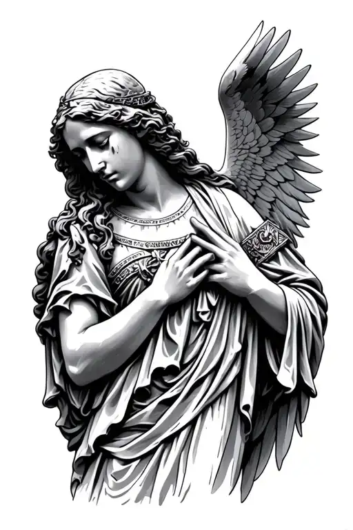 Roman Catholic Fallen Angel Weeping