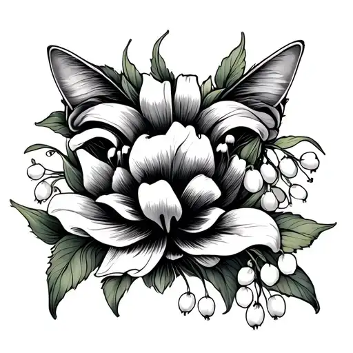 Infinite Love With Cat's Paw And Lily Of The Valley