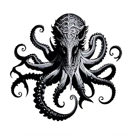 Nordic Kraken With Birth Dates And Dark Space