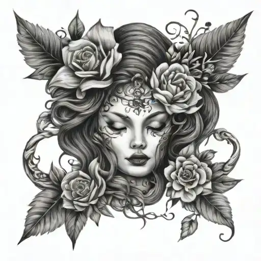 Mother Nature Flowers Intertwined