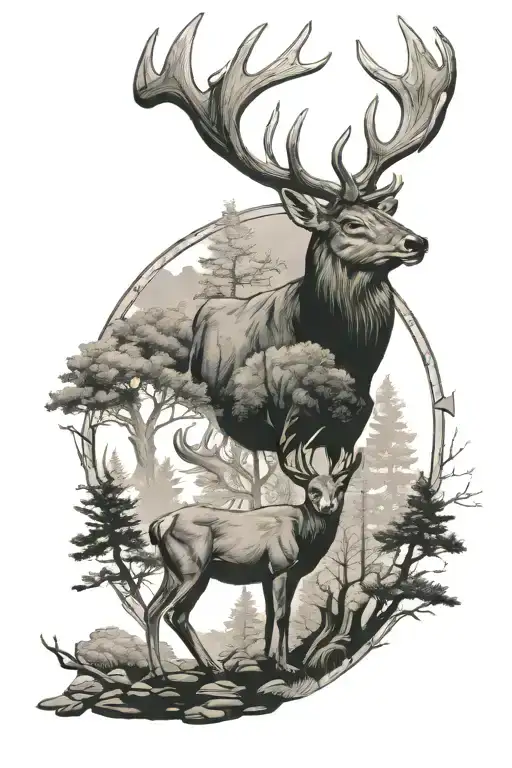 Outdoors Trees Deer Archery