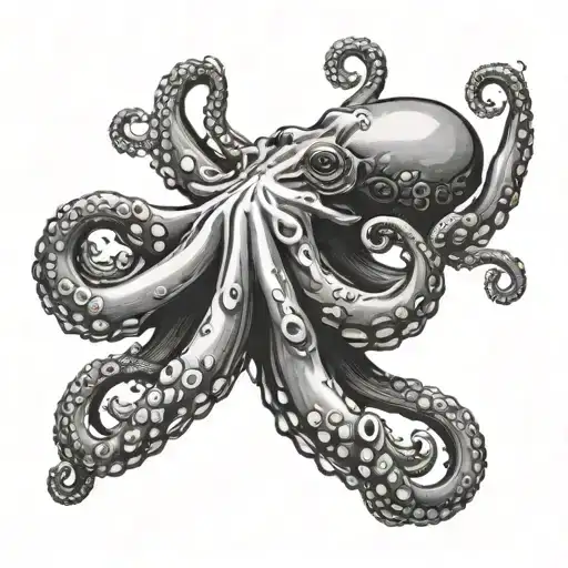 Octopus On Steering Wheel