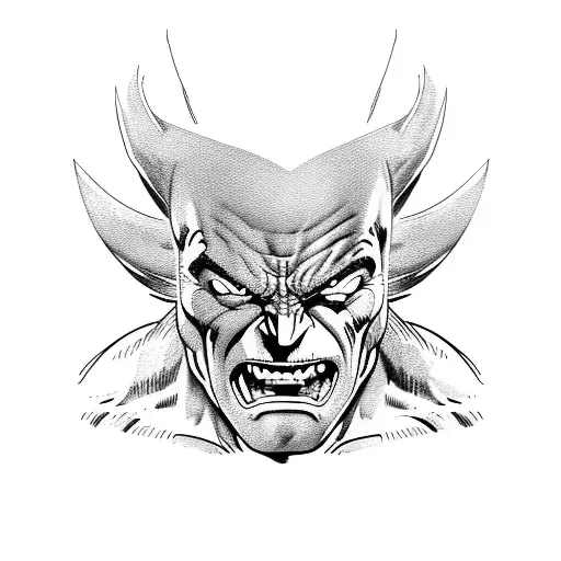 Hulk Collage With Vegeta And Wolverine And Venom