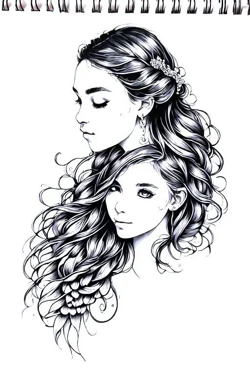 Daughter Half Sleeve