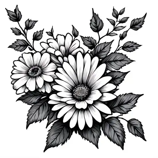 Larkspur Rose Daisy Vine Wrap Wrist