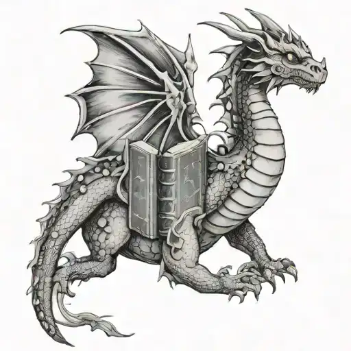 Feminine Book Dragon
