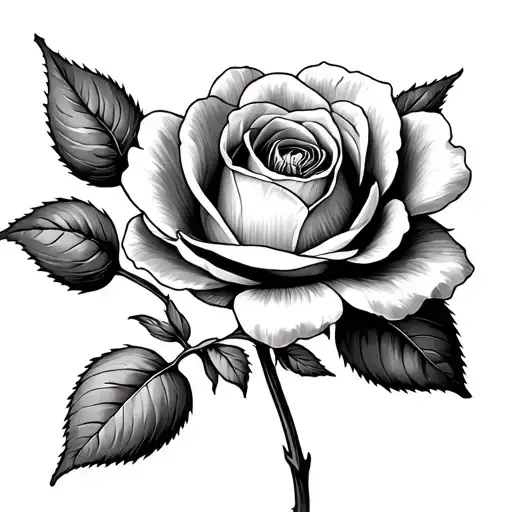 Coquelicot Avec Une Rose Growing