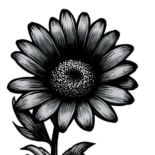 Linework Daisy Flower