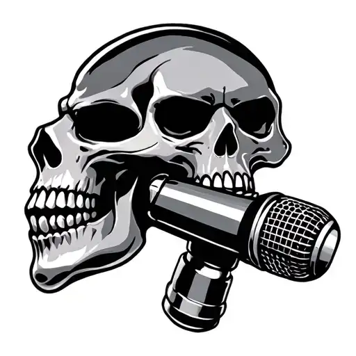 Skull -Shaped Microphone