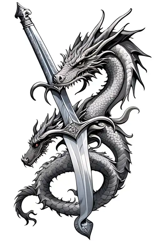 Dragon And Sword Sleeve