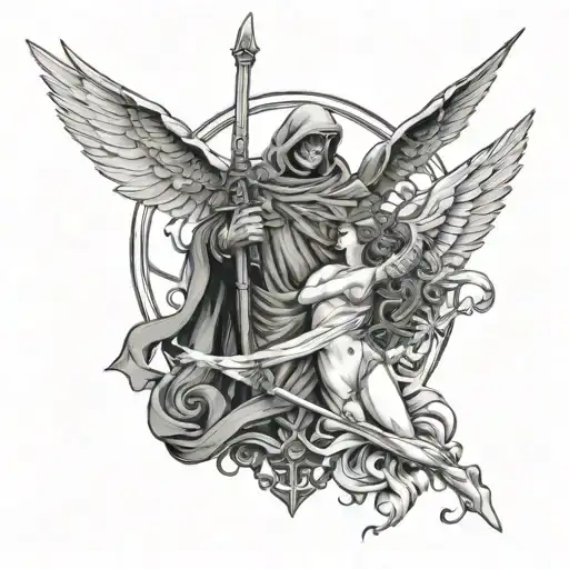 Angle And Reaper Juxtaposition