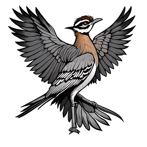 Roadrunner Memorial Tattoo For My Love