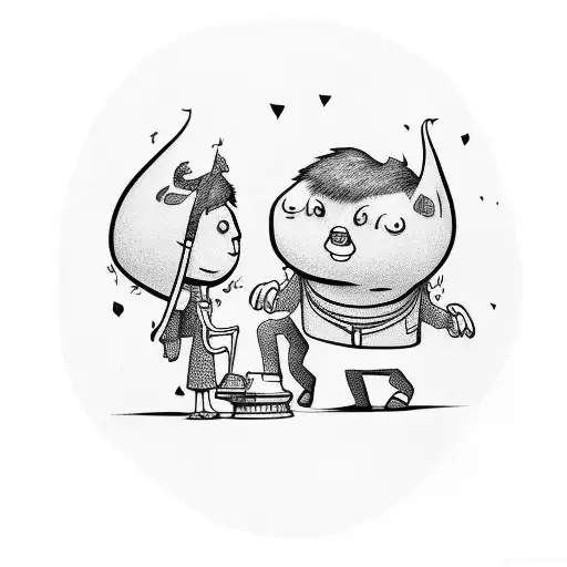 Brother Sister Adhd Funny Cartoon Quote