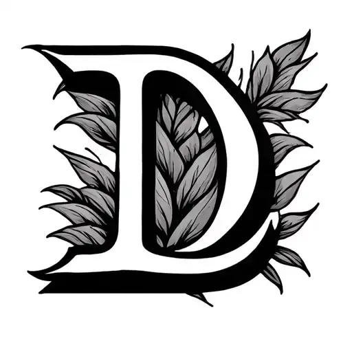 Friendship Symbol And Letter D