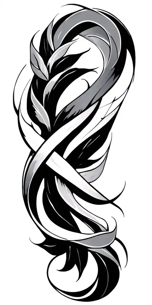 Life Intertwined Symbolizing Moving Forward