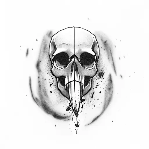 Skull Bleeding Candle In Eye