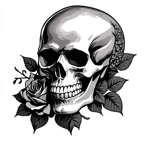 Skull And Roses
