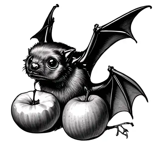 Fruit Bat With Fruit