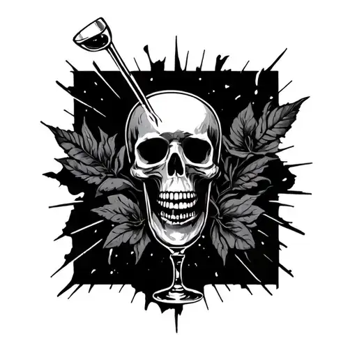 Drank In A Morgue With A Beautiful Inscription