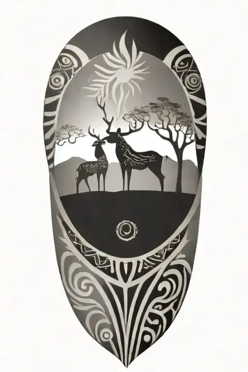 African Tribal Inspired Tattoo Inspired