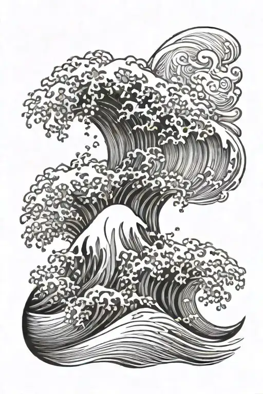 Water Waves Crashing