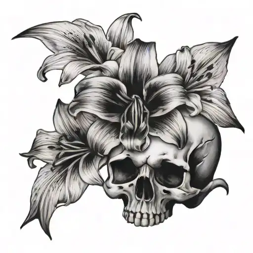 Lily And A Skull