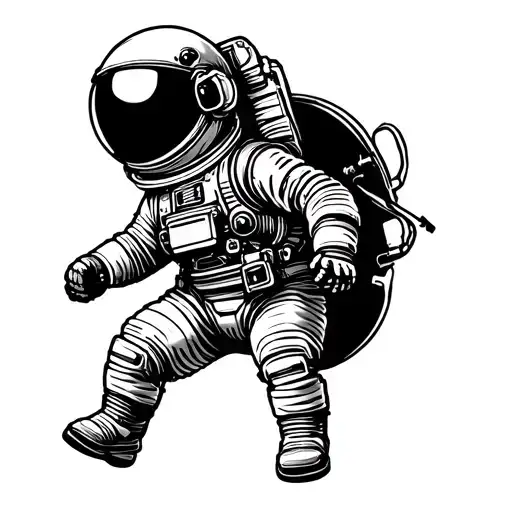 Cute Astronaut