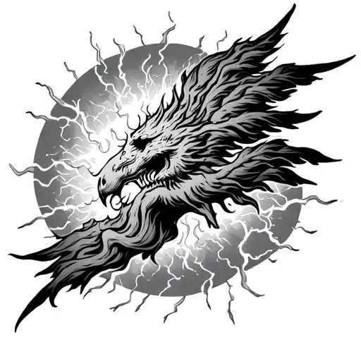 Thunderstorm Parted By The Sun