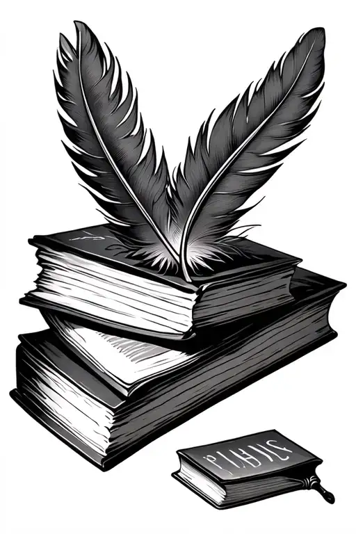 Books And Feather