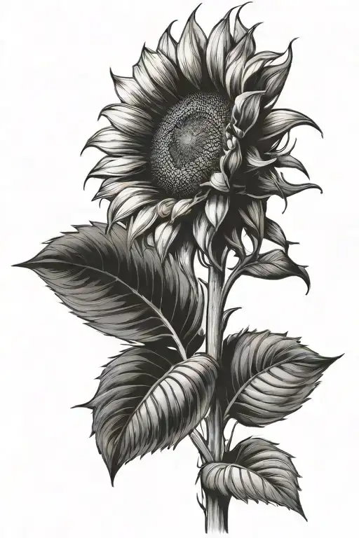 Sunflower With Anthony As Stem