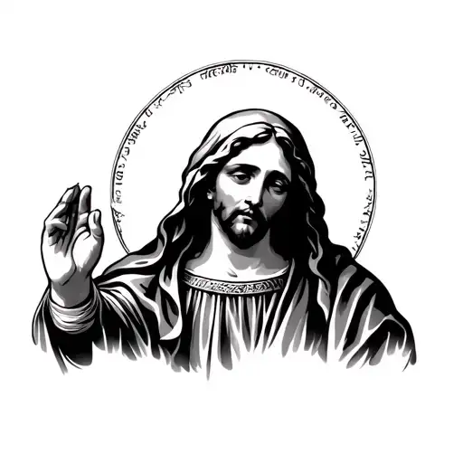 Tom Of Donald Posed Like Virgin Mary