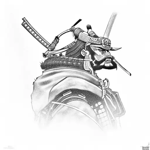 Samurai Seen From The Side