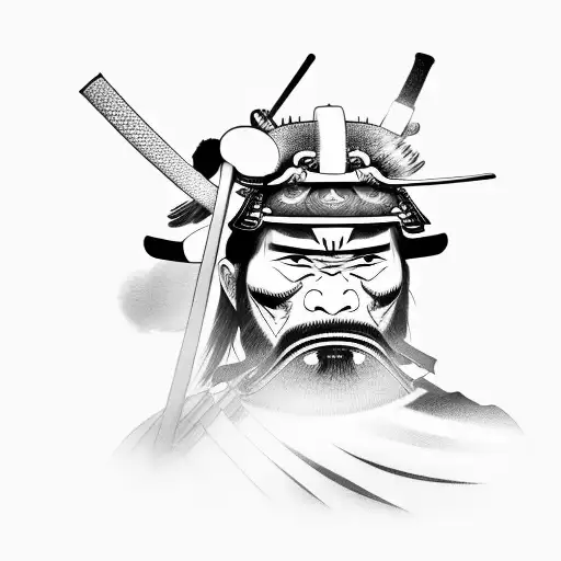 Samurai Seen From The Side