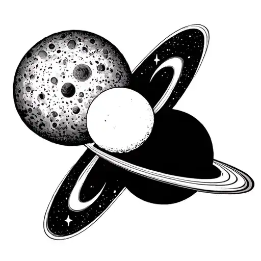 Sun And Soliel Sun On Two Planets Connected By