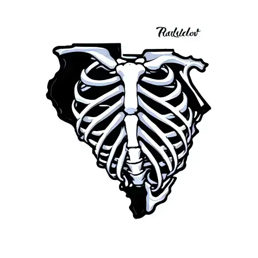 Rib Cage Showing State Of South Carolina