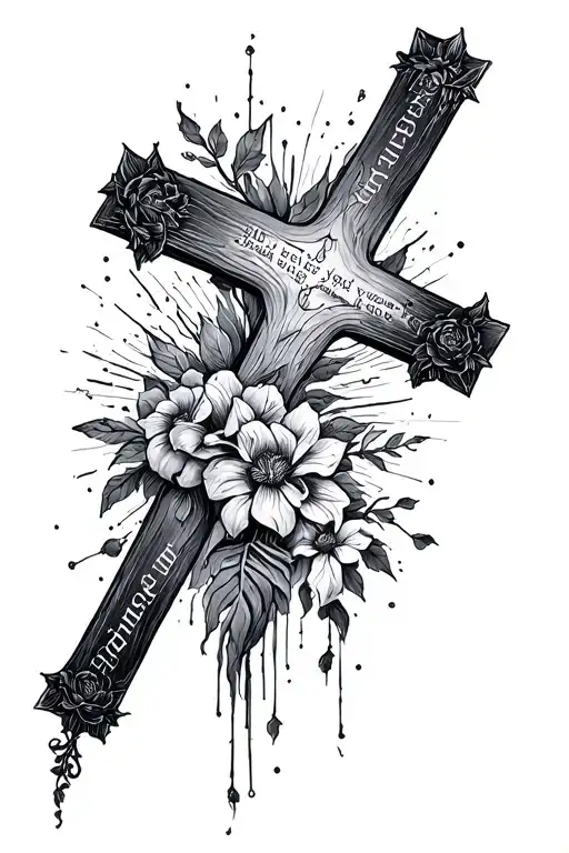 Cross And Bible Verses