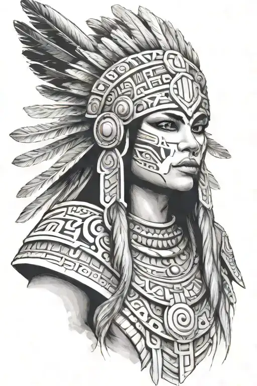 Female Aztec Warrior