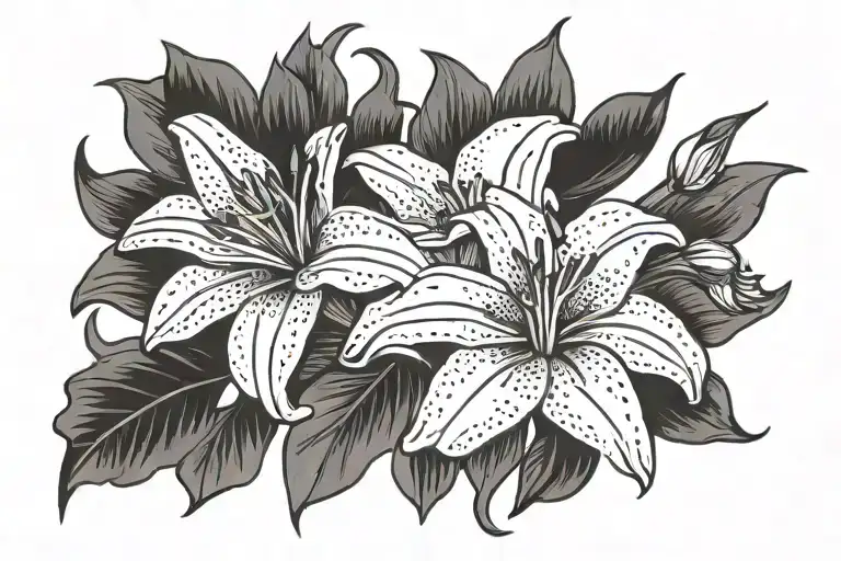 Scout Lily Flower With Flowers