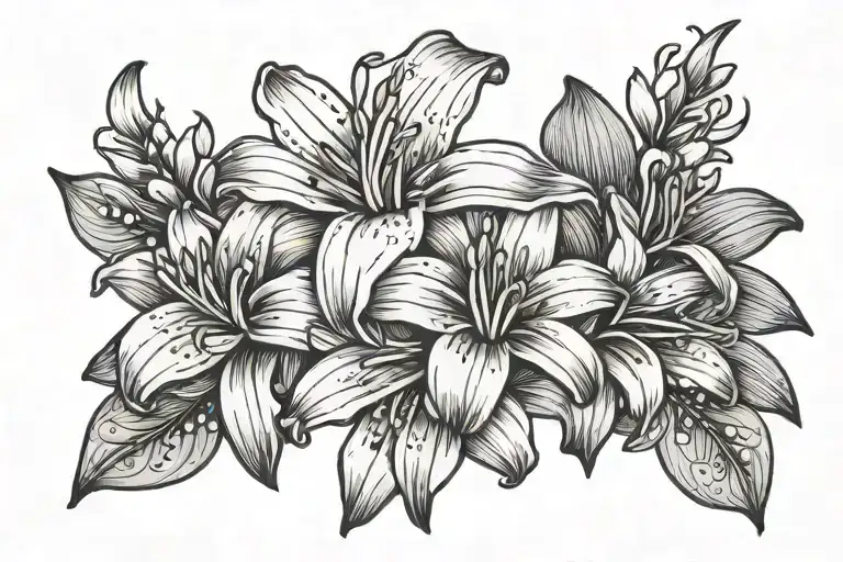 Scout Lily Flower With Flowers