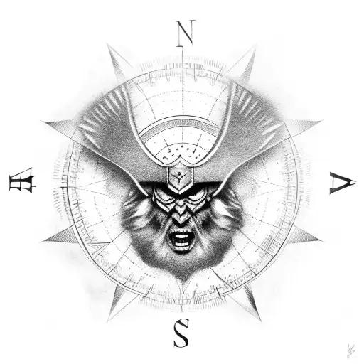 Odin Ravens With Compass