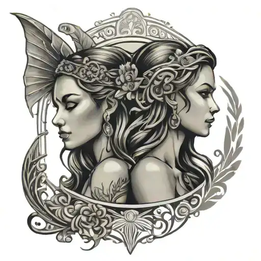 Virgo And Libra Tarot Femalesbest Friend Tribal