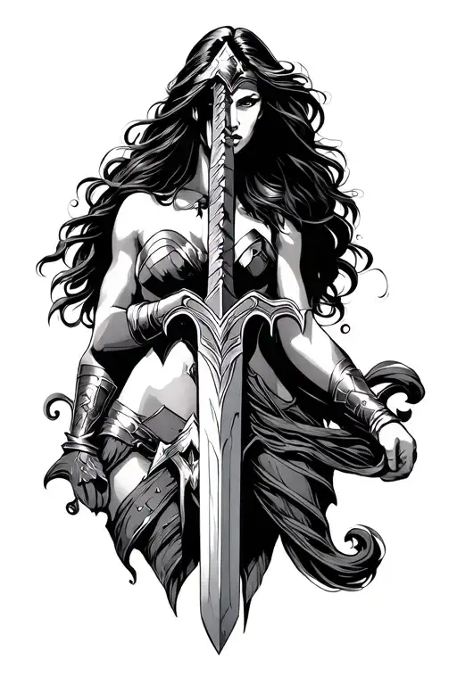 Goder Killer Sword Wonder Woman