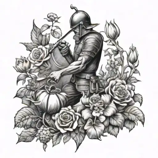 It Is Better To Be A Warrior In A Garden Than To Be A Gardener In A War Tattoo