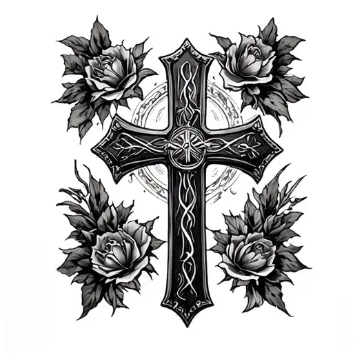 Roman Theme Including A Cross